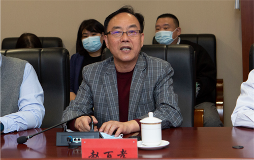 东直门医院党委书记赵百孝发表讲话.png