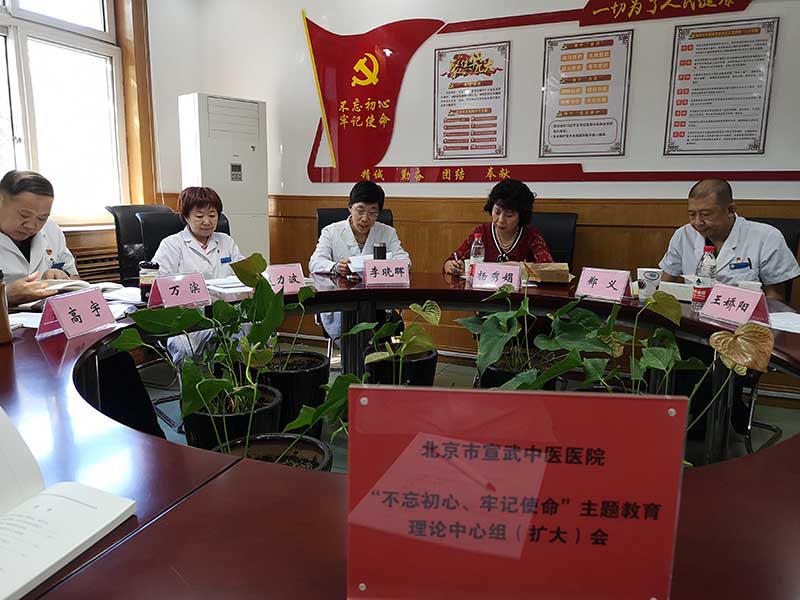 宣武中医医院召开“不忘初心、牢记使命”主题教育第一次研讨会_中医药新闻_北京市中医管理局